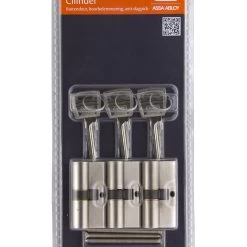 NEMEF Veiligheidscilinder NF2 30/30 Mm SKG 2-sterren Gelijksluitend (3 Stuks) -Huishoudapparatuur 41 1049