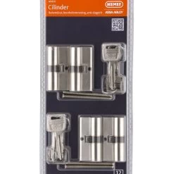 NEMEF Veiligheidscilinder NF2 30/30 Mm SKG 2-sterren Gelijksluitend (4 Stuks) -Huishoudapparatuur 41 1064