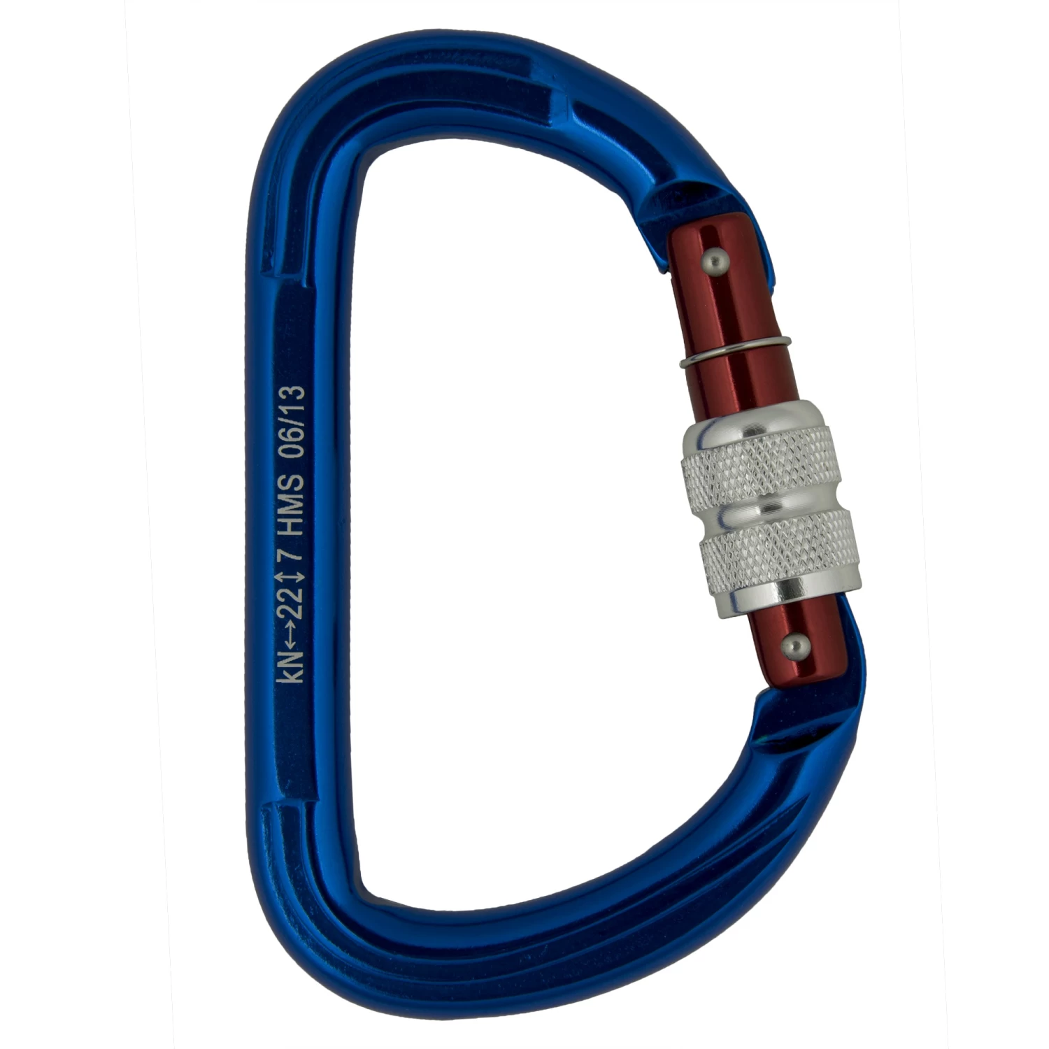 Klimkarabijn Met Schroefborging 120x75mm Extra Sterk Aluminium BL<2000kg 3 Klimkarabijn Met Schroefborging 120x75mm Extra Sterk Aluminium BL<2000kg