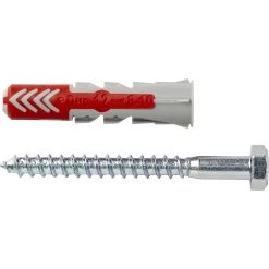 Fischer Universeelplug DuoPower 12x60mm Met Zeskantschroef 10 Stuks