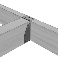 Balkdrager Met Lange Lip Zwart 59x156 Mm -Huishoudapparatuur 41 1210