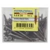 Rotadrill RVS Schroeven Platkop 5,0x50 Mm - 100 Stuks -Huishoudapparatuur 41 1319