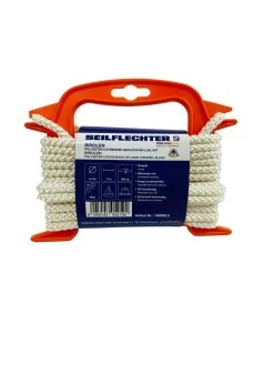 BIROLEN LIJN 8MM 8ST GEVL.POLY WIT 5MTR