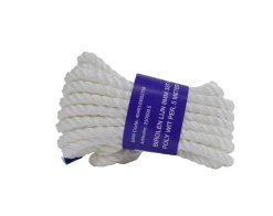 BIROLEN 8MM 3ST GEDR. POLY WIT 5MTR