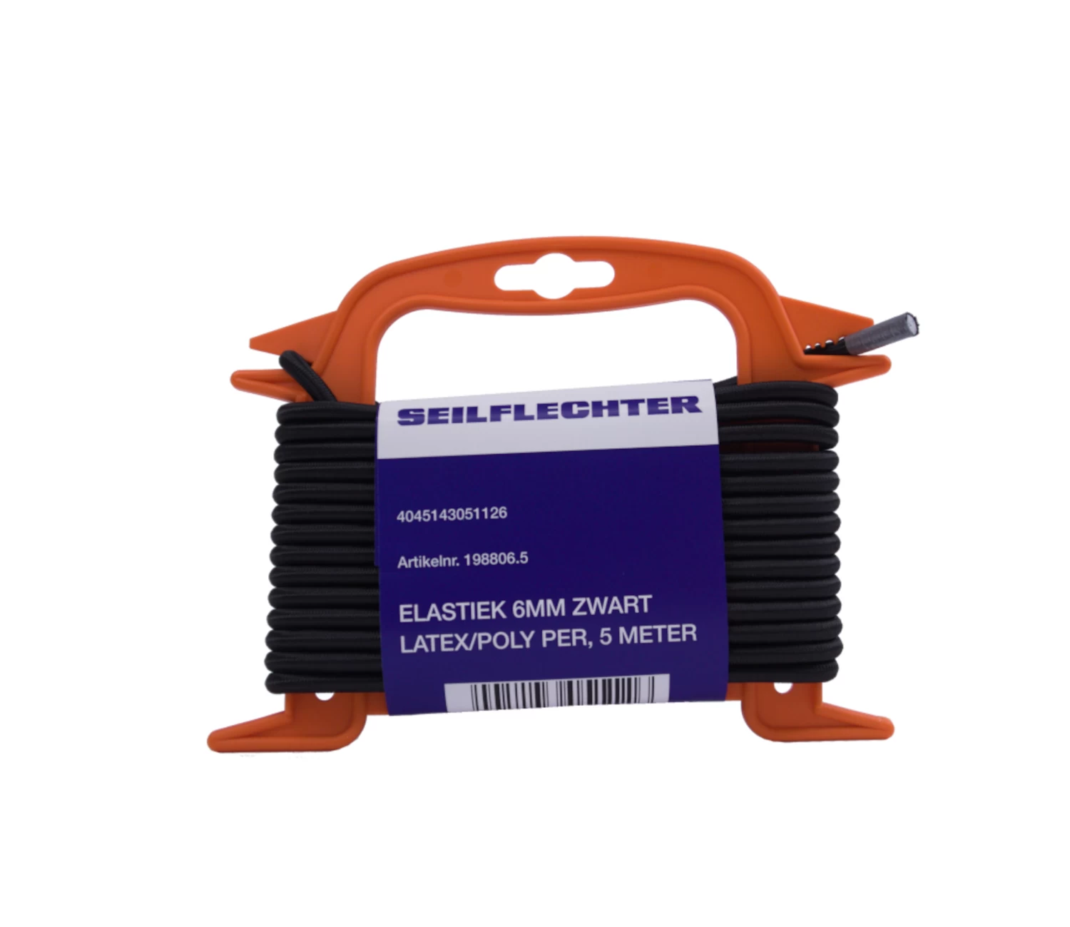ELASTIEK LATEX/POLY 6MM ZWART 5MTR 3 ELASTIEK LATEX/POLY 6MM ZWART 5MTR