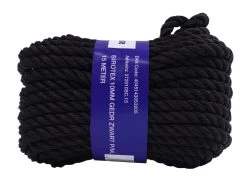 BIROTEX 10MM GEDR ZWART 15MTR