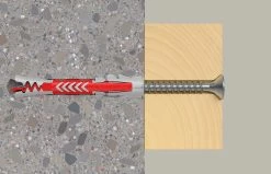 Fischer Universeelplug DuoPower 6x50mm Met Schroef 50 Stuks -Huishoudapparatuur 41 1470