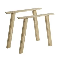 WOOOD Tablo Tafelonderstel A-poot Eiken Set 2 Stuks