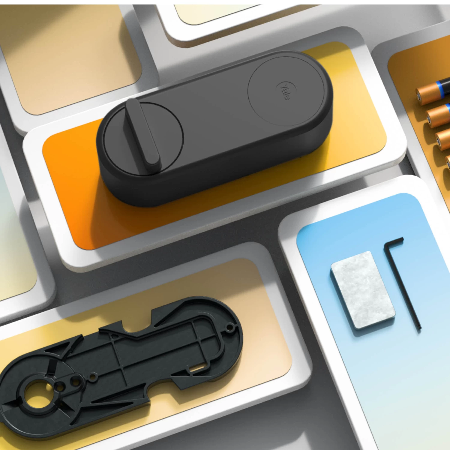 Yale Linus Slim Deurslot Zwart 7 Yale Linus Slim Deurslot Zwart - Afbeelding 5