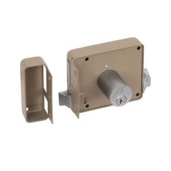 Yale Oplegslot Met Buitencilinder Vast Grijs Gelakt 634-50mm -Huishoudapparatuur 41 172