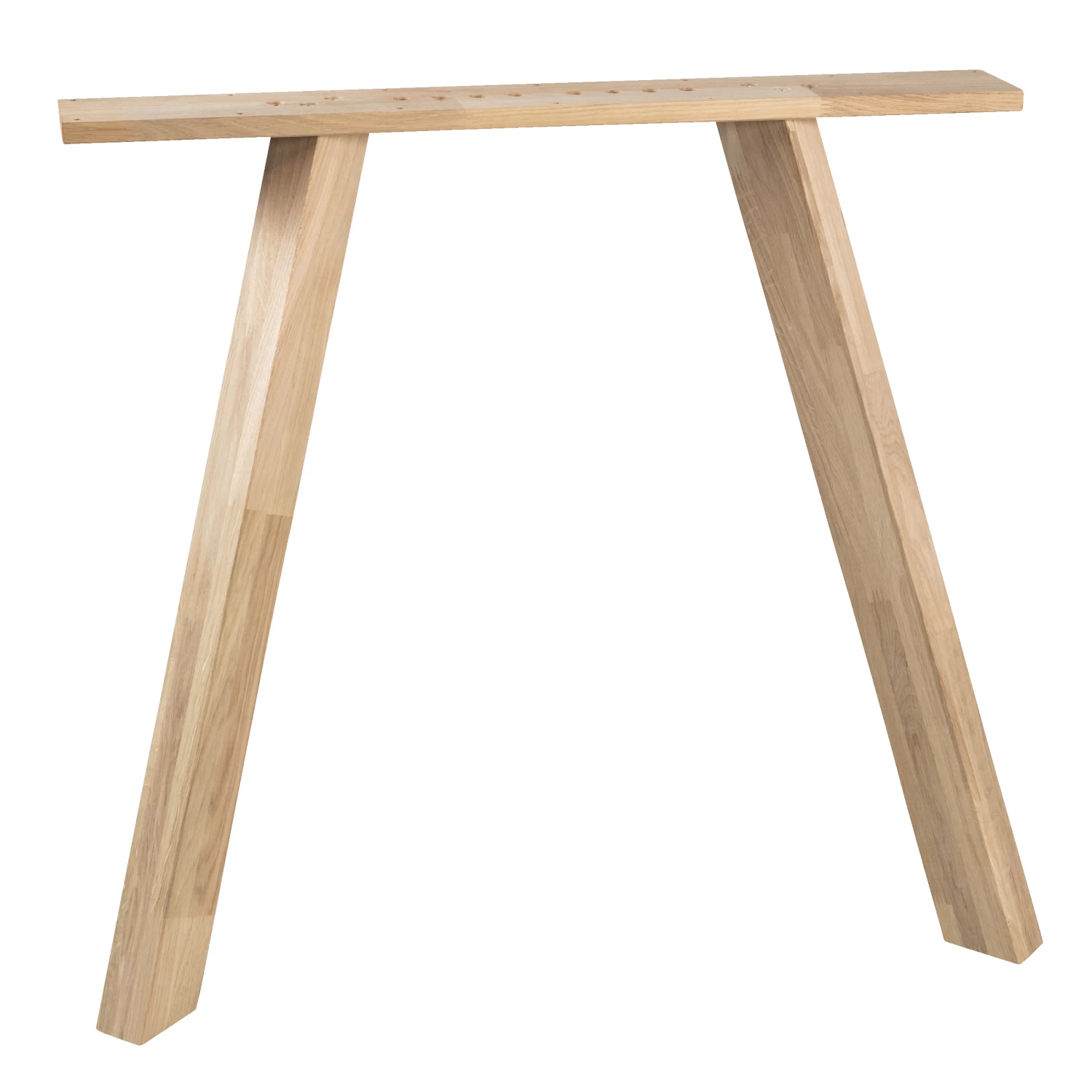 WOOOD Tablo Tafelonderstel 3-standenpoot Vierkant Eiken Set 2 Stuks 3 WOOOD Tablo Tafelonderstel 3-standenpoot Vierkant Eiken Set 2 Stuks