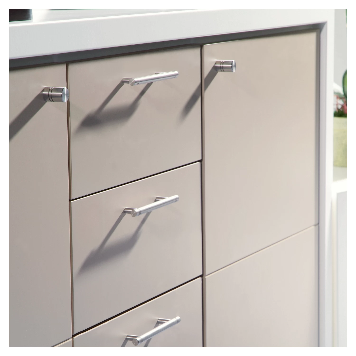 Greep Leonie Rvs 166mm 4 Greep Leonie Rvs 166mm - Afbeelding 2