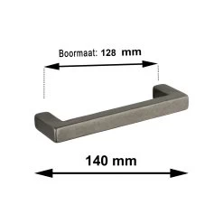 Greep Emmy Ijzer 140mm 9 Greep Emmy Ijzer 140mm -Huishoudapparatuur 41 1769
