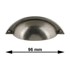 Greep Wexford Ijzer 96mm -Huishoudapparatuur 41 1783