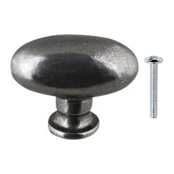 Knop Warwick Tin Look 40mm -Huishoudapparatuur 41 1797