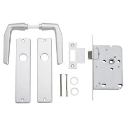 KARWEI Insteekslot Loopslot Compleet Met Deurschild Doorn 50mm