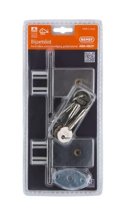 NEMEF Veiligheidsbijzetslot SKG 1-ster Doorn 47mm (2 Stuks Gelijksluitend) -Huishoudapparatuur 41 246