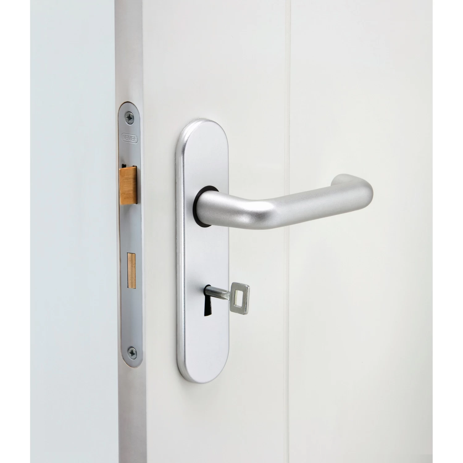 NEMEF 1200 Serie Slotset Binnendeur Inclusief Beslag Doorn 50mm PC 55mm 4 NEMEF 1200 Serie Slotset Binnendeur Inclusief Beslag Doorn 50mm PC 55mm - Afbeelding 2