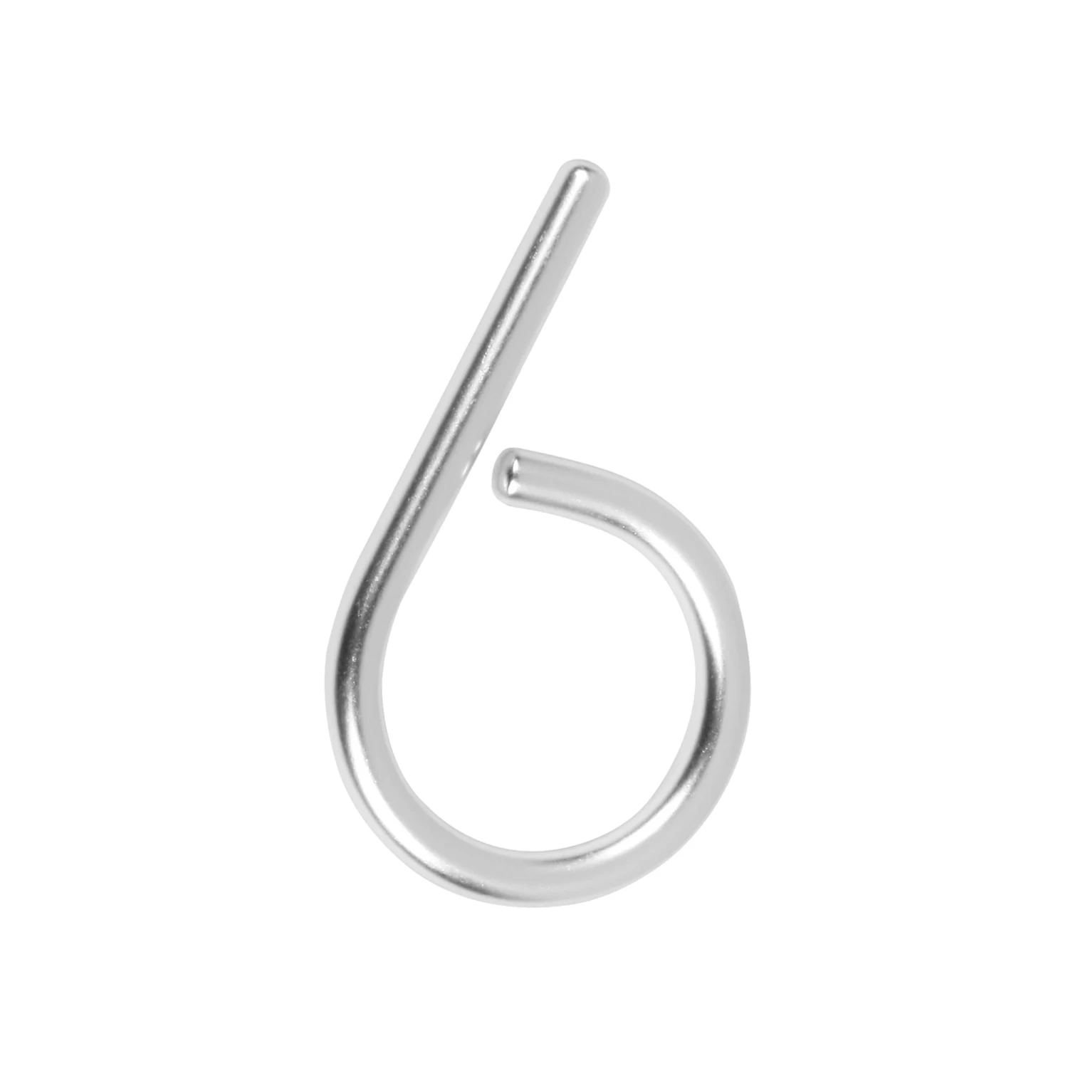 Huiscijfer 6/9 Aluminium Rond 3 Huiscijfer 6/9 Aluminium Rond