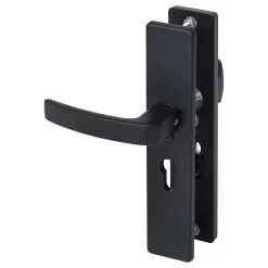 NEMEF Veiligheidsbeslag LS Met Kerntrekbeveiliging SKG 3-sterren Voordeur 55 Mm Zwart -Huishoudapparatuur 41 407