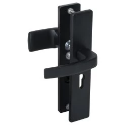 NEMEF Veiligheidsbeslag LS Met Kerntrekbeveiliging SKG 3-sterren Voordeur 55 Mm Zwart -Huishoudapparatuur 41 409