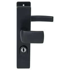 NEMEF Veiligheidsbeslag LS Met Kerntrekbeveiliging SKG 3-sterren Voordeur 72 Mm Zwart -Huishoudapparatuur 41 421