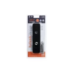 NEMEF Hollands Design Deurschild Afgerond Zwart Anti-kerntrek SKG 3-sterren 3701-72mm -Huishoudapparatuur 41 448