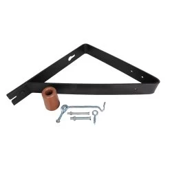 Deuropvangbeugel 90 Graden Zwart Complete Set