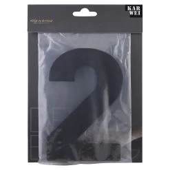 Huiscijfer 2 Zwart RVS 15 X 10 Cm 7 Huiscijfer 2 Zwart RVS 15 X 10 Cm -Huishoudapparatuur 41 557