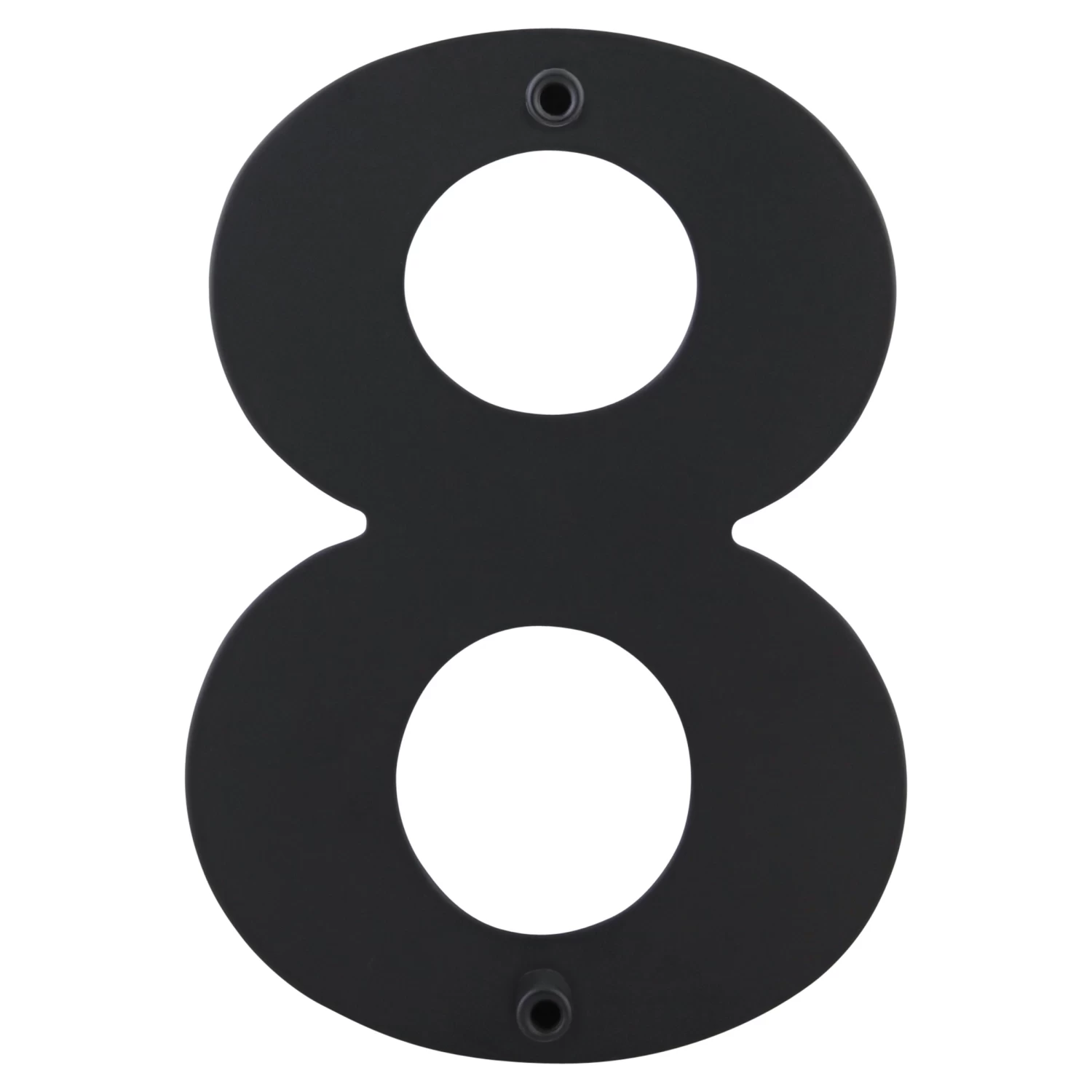 Huiscijfer 8 Zwart RVS 15 X 10 Cm 4 Huiscijfer 8 Zwart RVS 15 X 10 Cm - Afbeelding 2