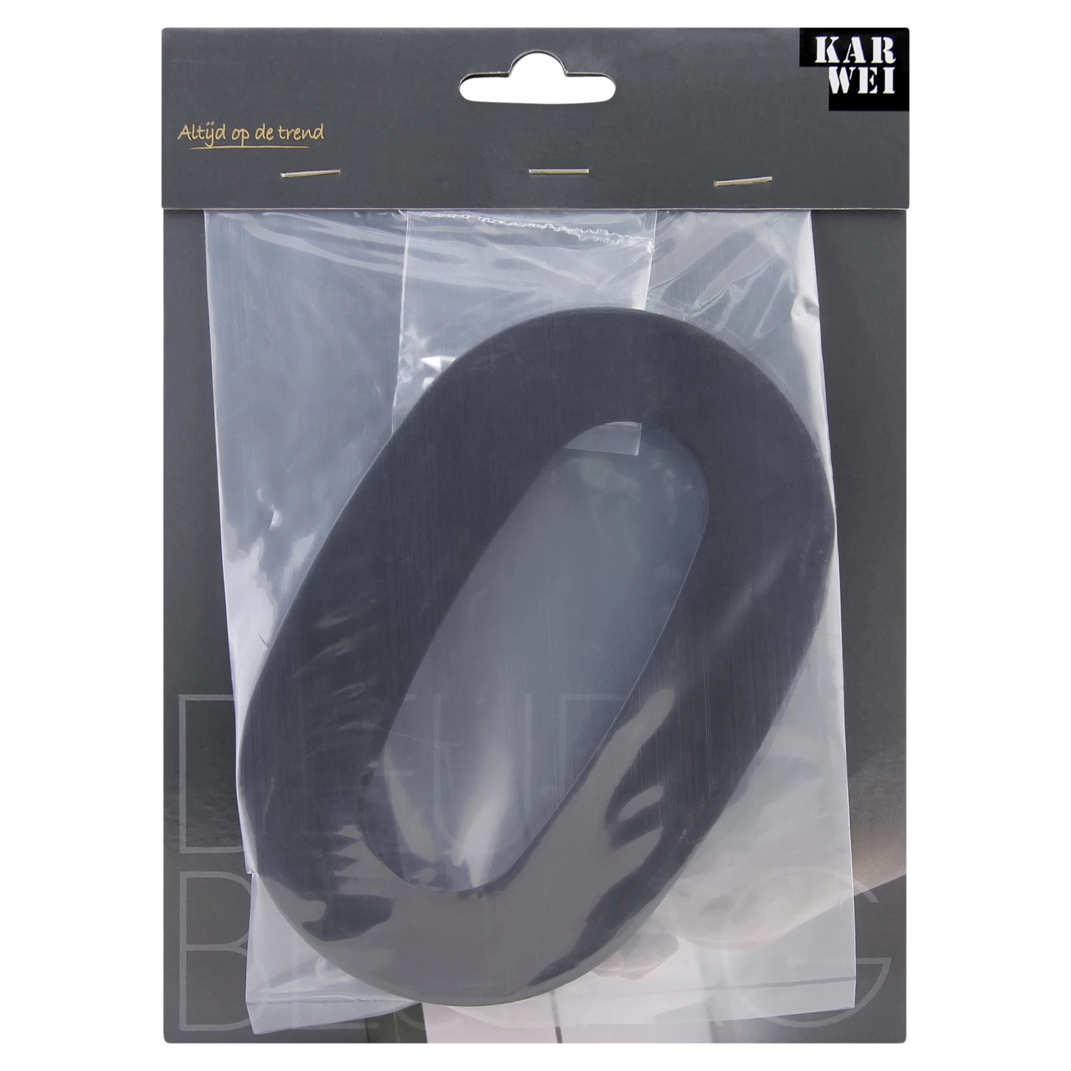 Huiscijfer 0 Zwart RVS 15 X 10 Cm 5 Huiscijfer 0 Zwart RVS 15 X 10 Cm - Afbeelding 3