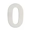 Huiscijfer 0 RVS Klein