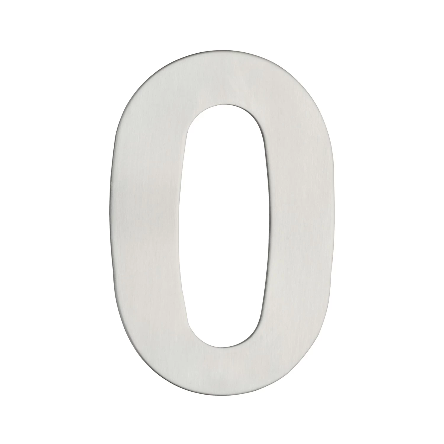 Huiscijfer 0 RVS Klein 3 Huiscijfer 0 RVS Klein