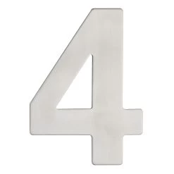 Huiscijfer 4 RVS