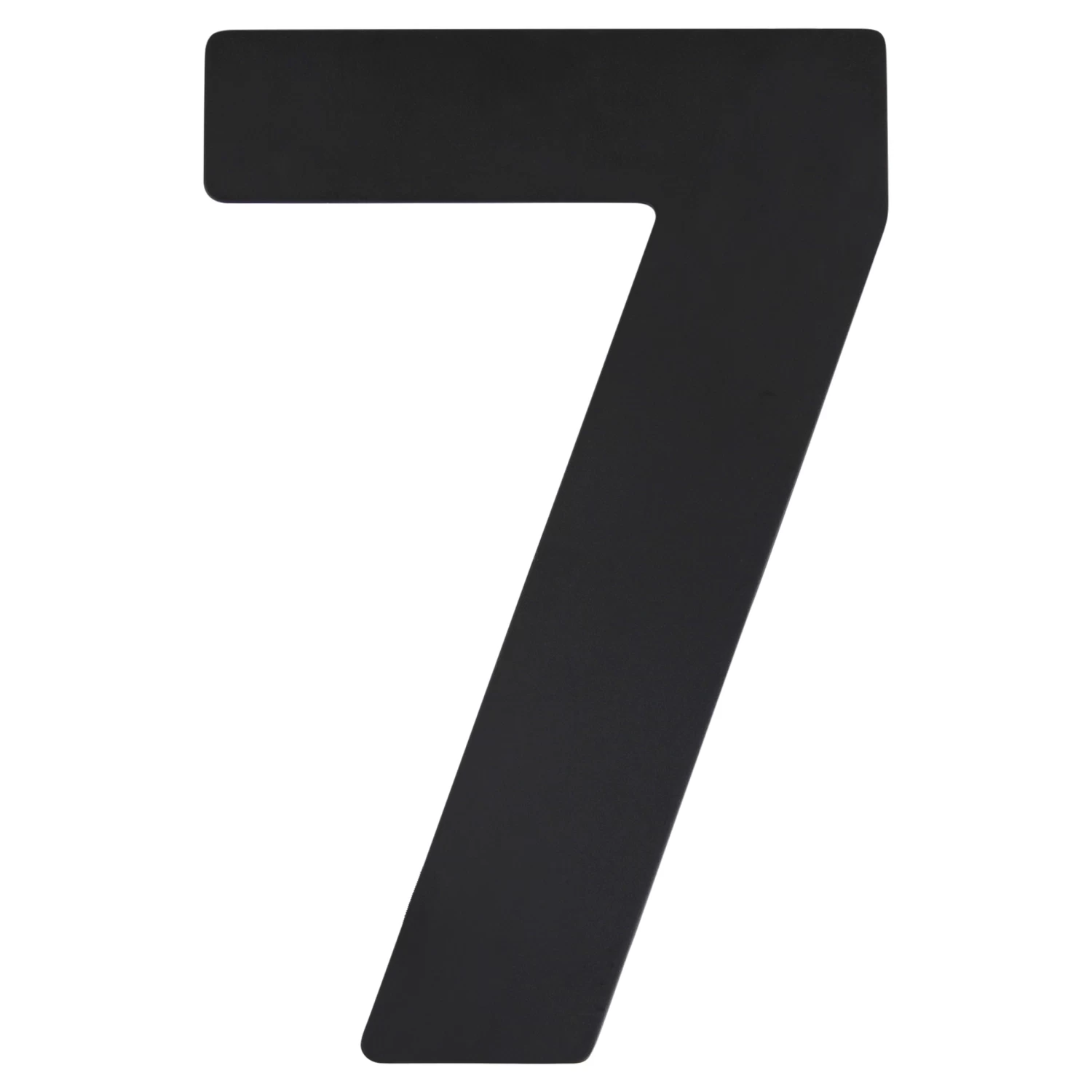 Huiscijfer 7 Zwart RVS 15 X 10 Cm 3 Huiscijfer 7 Zwart RVS 15 X 10 Cm