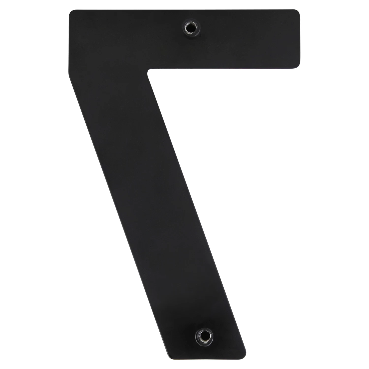 Huiscijfer 7 Zwart RVS 15 X 10 Cm 4 Huiscijfer 7 Zwart RVS 15 X 10 Cm - Afbeelding 2