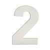 Huiscijfer 2 RVS Klein