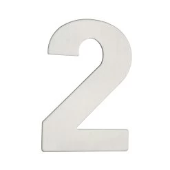 Huiscijfer 2 RVS Klein