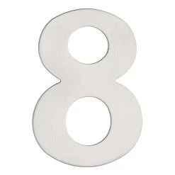 Huiscijfer 8 RVS
