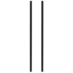 Practo Staander Voor Brievenbus Zwart Inox