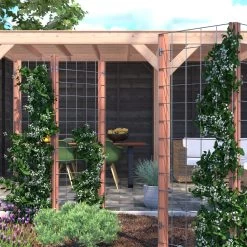 Gaas Volgpakket Tuinhek Hardhout 180x75cm -Huishoudapparatuur 41 655