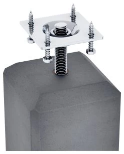 Betonpoer Antraciet 15x15x58cm