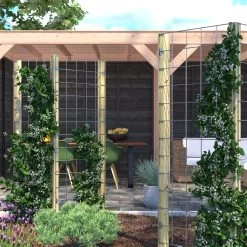 Gaas Startpakket Tuinhek Grenen 180x75cm  -Huishoudapparatuur 41 717