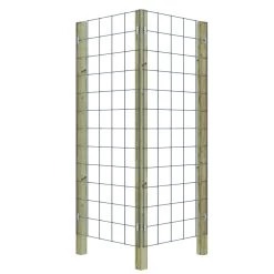 Gaas Startpakket Tuinhek Grenen 180x75cm  -Huishoudapparatuur 41 721