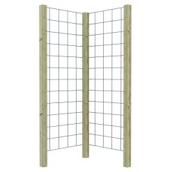 Gaas Startpakket Tuinhek Grenen 180x75cm  -Huishoudapparatuur 41 722