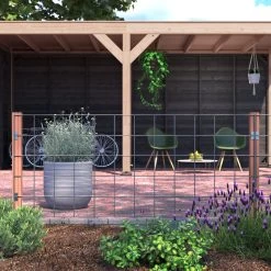 Gaas Volgpakket Tuinhek Hardhout 75x180cm liggend -Huishoudapparatuur 41 729