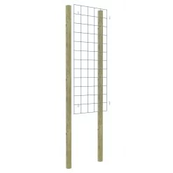 Gaas Volgpakket Tuinhek Grenen 180x75cm -Huishoudapparatuur 41 741