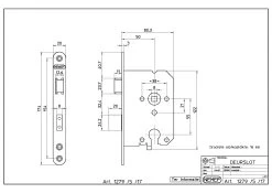 NEMEF Veiligheidsslot SKG1 Buitendeur 55 Mm -Huishoudapparatuur 41 75