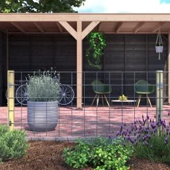 Gaas Startpakket Tuinhek Grenen 180x75cm Liggend -Huishoudapparatuur 41 761