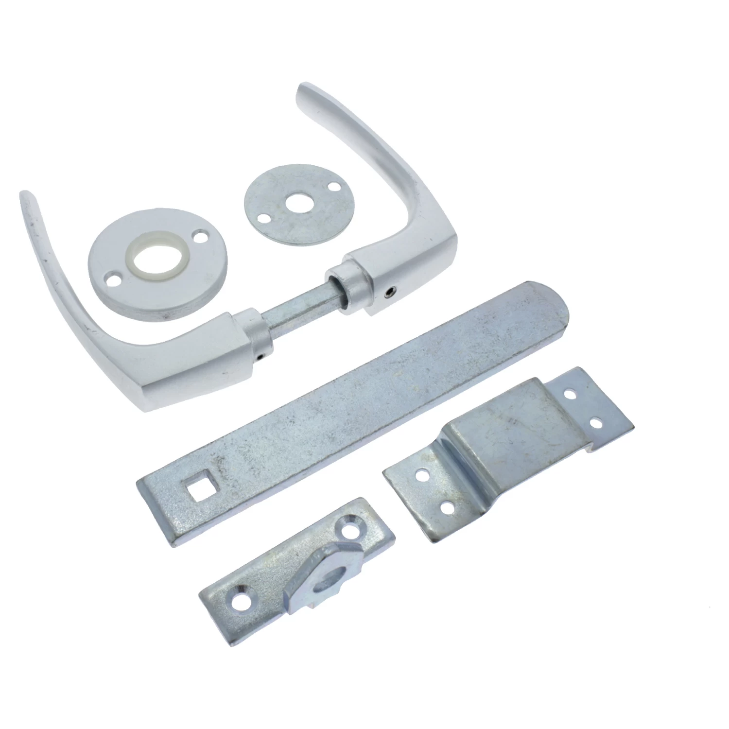 HANDSON Tuinpoortsluiting Poortslot Met Kruk Verzinkt 3 HANDSON Tuinpoortsluiting Poortslot Met Kruk Verzinkt